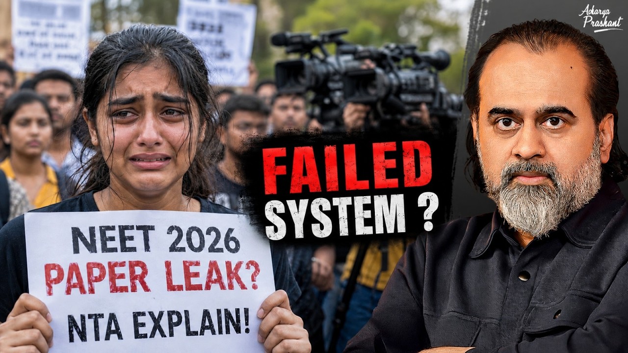 NEET Cancellation and Student Trauma || Acharya Prashant