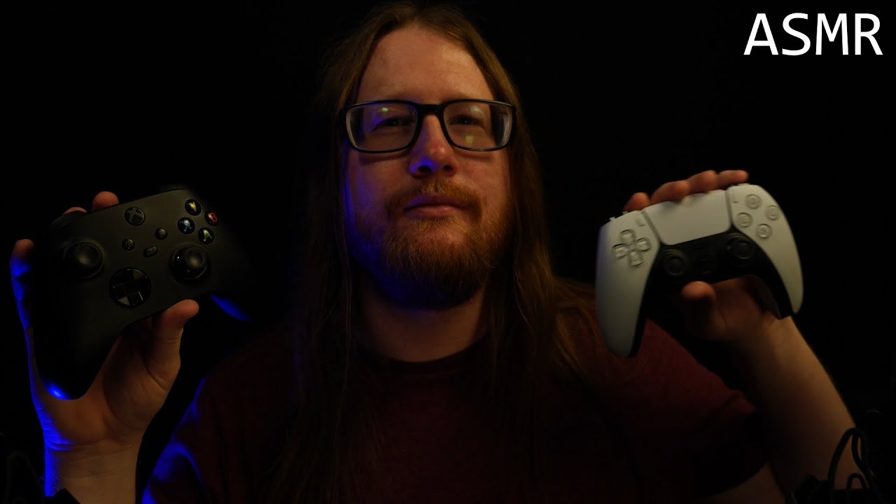 ASMR | Whispered Video Game Ramble & Controller Sounds