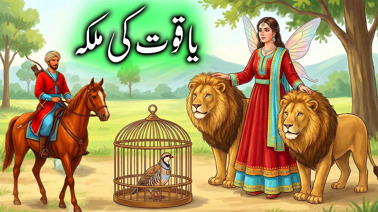 Laal Pari Ki Qaid | kisa do jigri Doston ka | urdu fairy tale