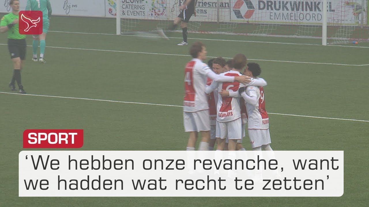 Flevo Boys revancheert zich met overtuigende 3-0 zege op AZSV | Omroep Flevoland