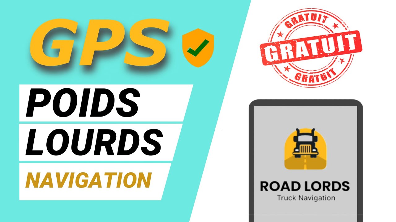 GPS POIDS LOURDS GRATUIT !?📱📌🤔 (ROAD LORDS MOBILE) #gps