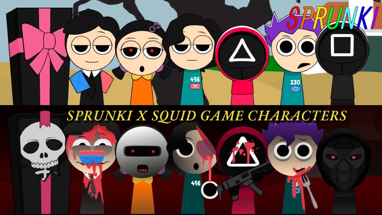 Incredibox - Squidki (Sprunki but with Squid Game Characters) - Fun & Horror Gameplay