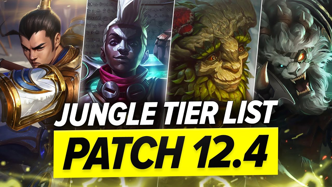 TIER LISTA JUNGLERÓW NA SEZON 12 (Patch 12.4) - JUNGLE TIER LIST SEASON 12 - Patch 12.4