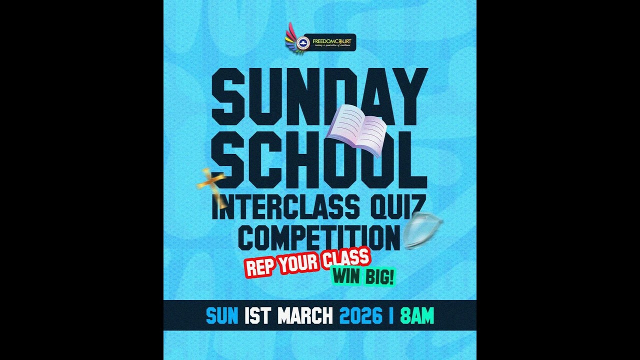 Sunday School: RCCG FC SUNDAY SCHOOL QUIZ