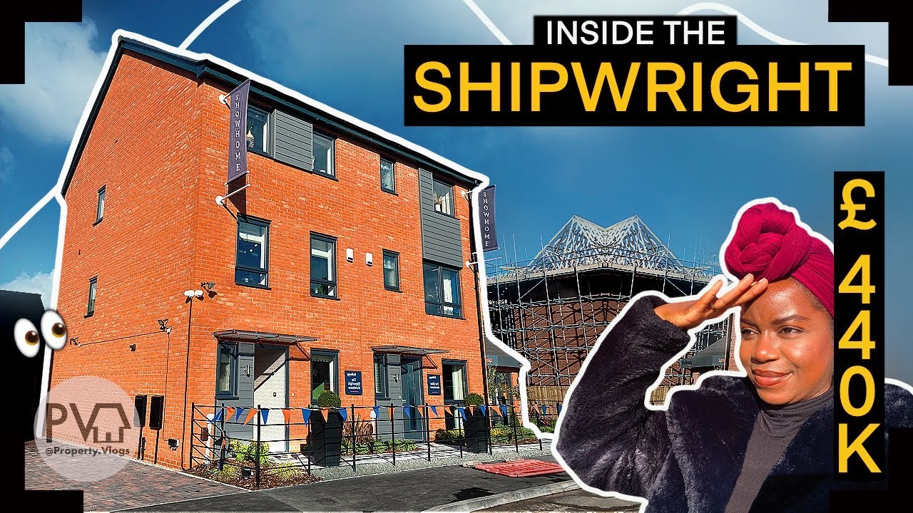 3 Bed New Build Town House HOME | House Tour UK | Bellway The Shipwright Show Home