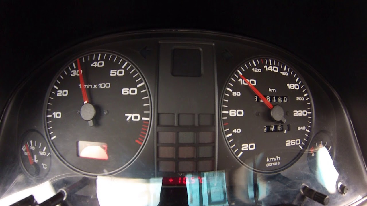 Audi 90 B3 quattro 2.3E 20v mit originaler FOX Abgasanlage (Soundcheck, 0-100)