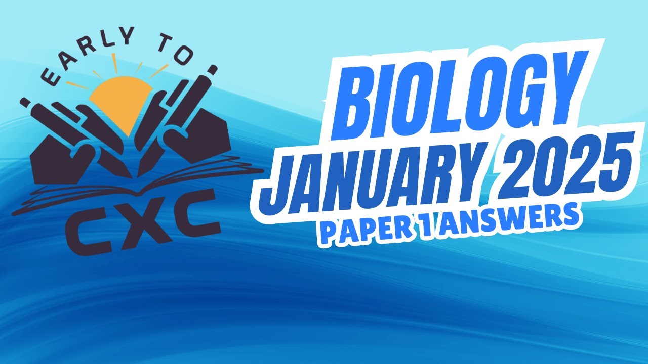 CSEC Biology January 2025 Paper 1