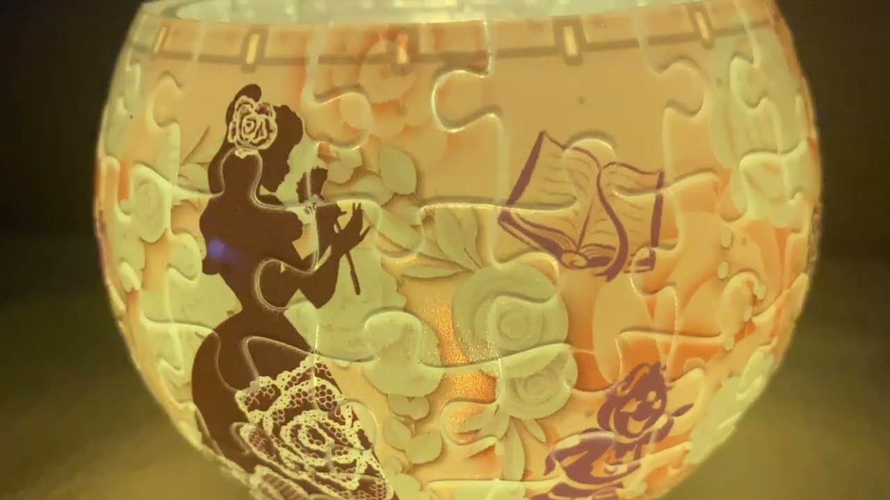 UNBOX｜Lamp Shade Puzzle｜Disney Princesses｜Beauty And The Beast