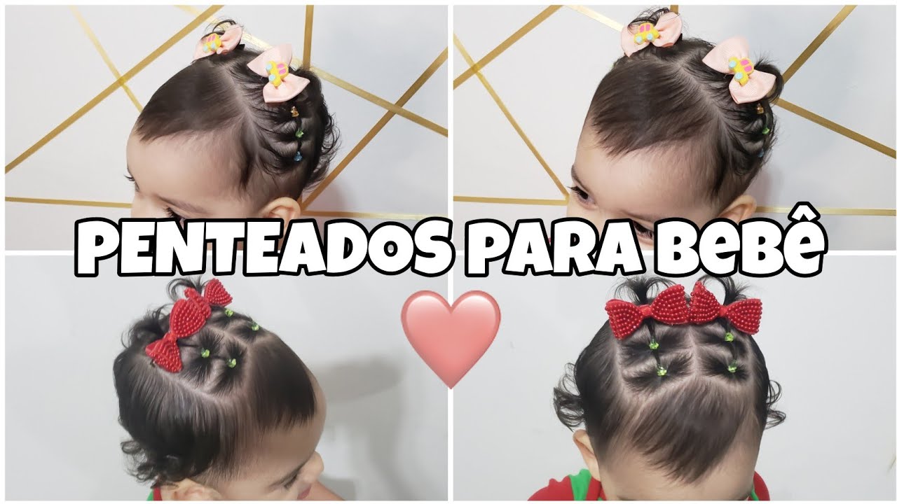PENTEADOS PARA BEBÊ COM POUCO CABELO #1