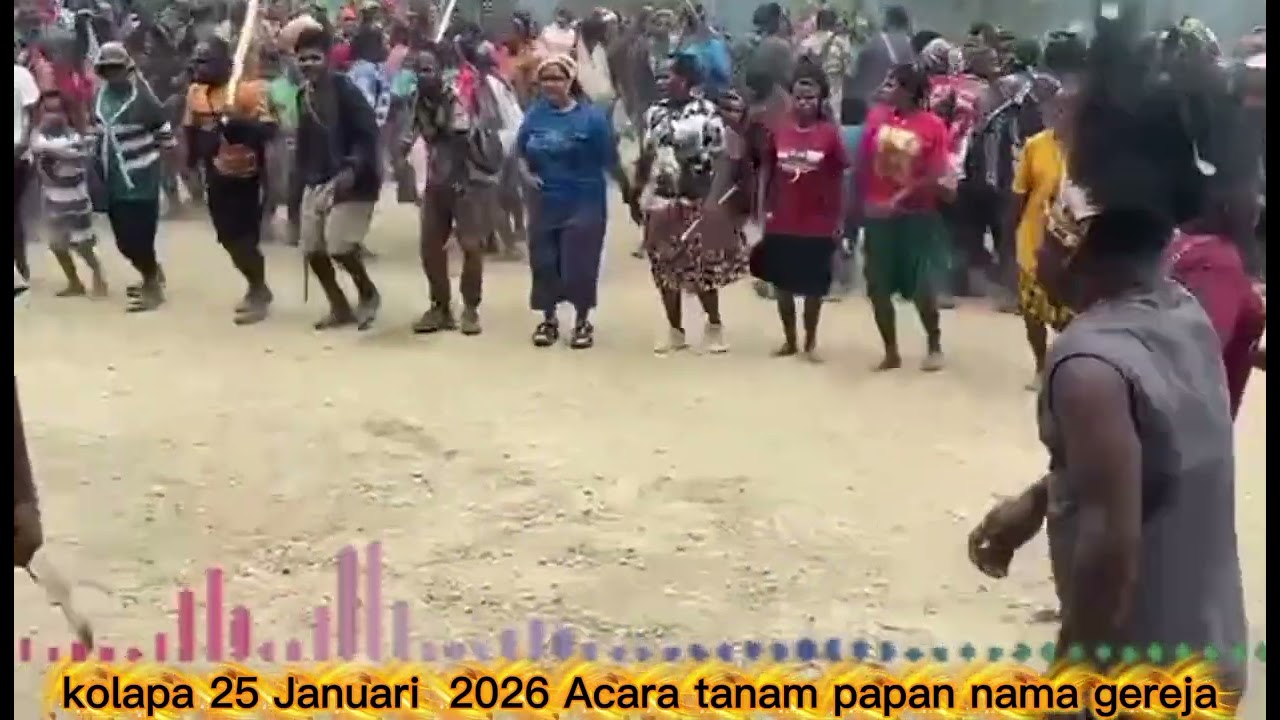 Kolapa 25 Januari 2026 syukuran Acara tanam papan nama gereja bethel kolapa kelasis homeyo kab Ij 