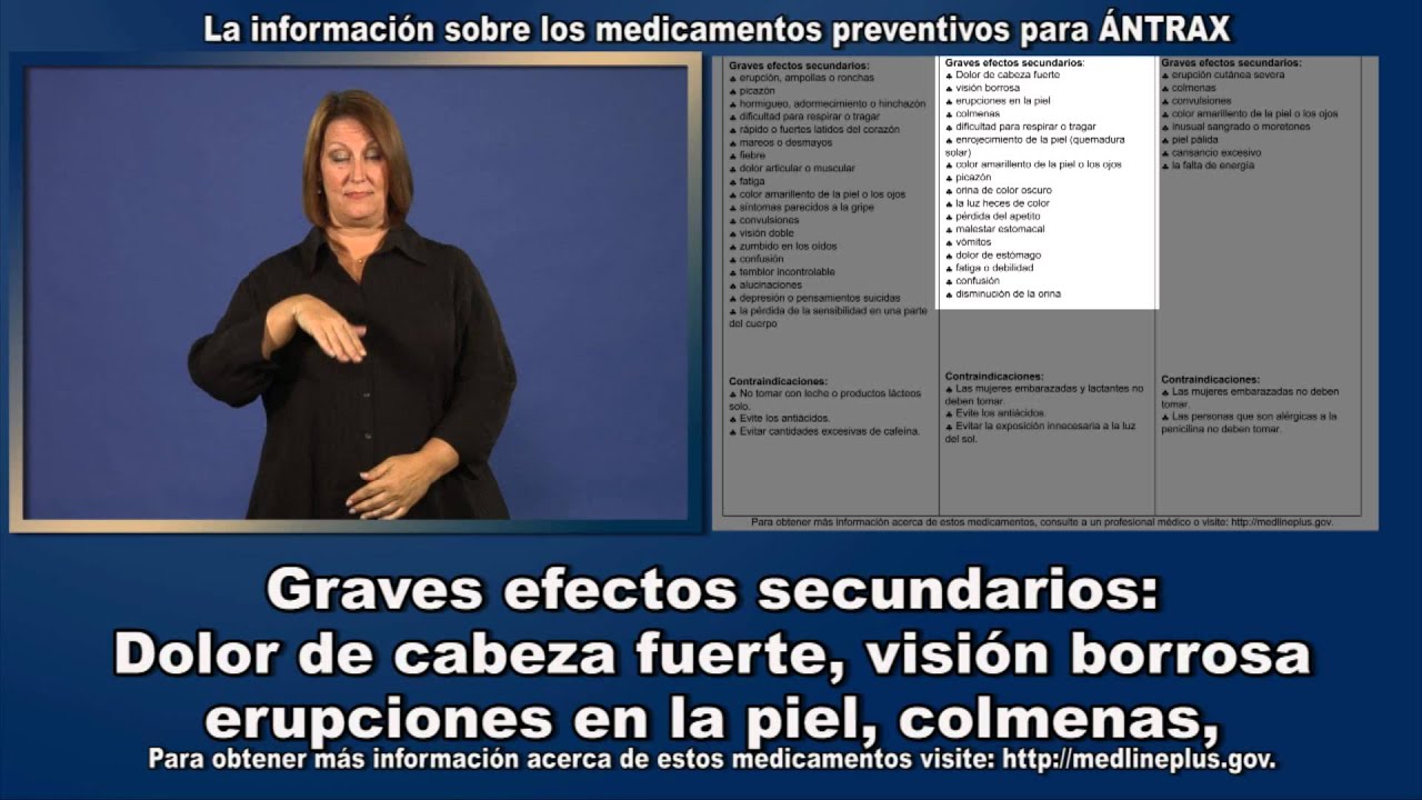 1S Preventive Medications for Anthrax