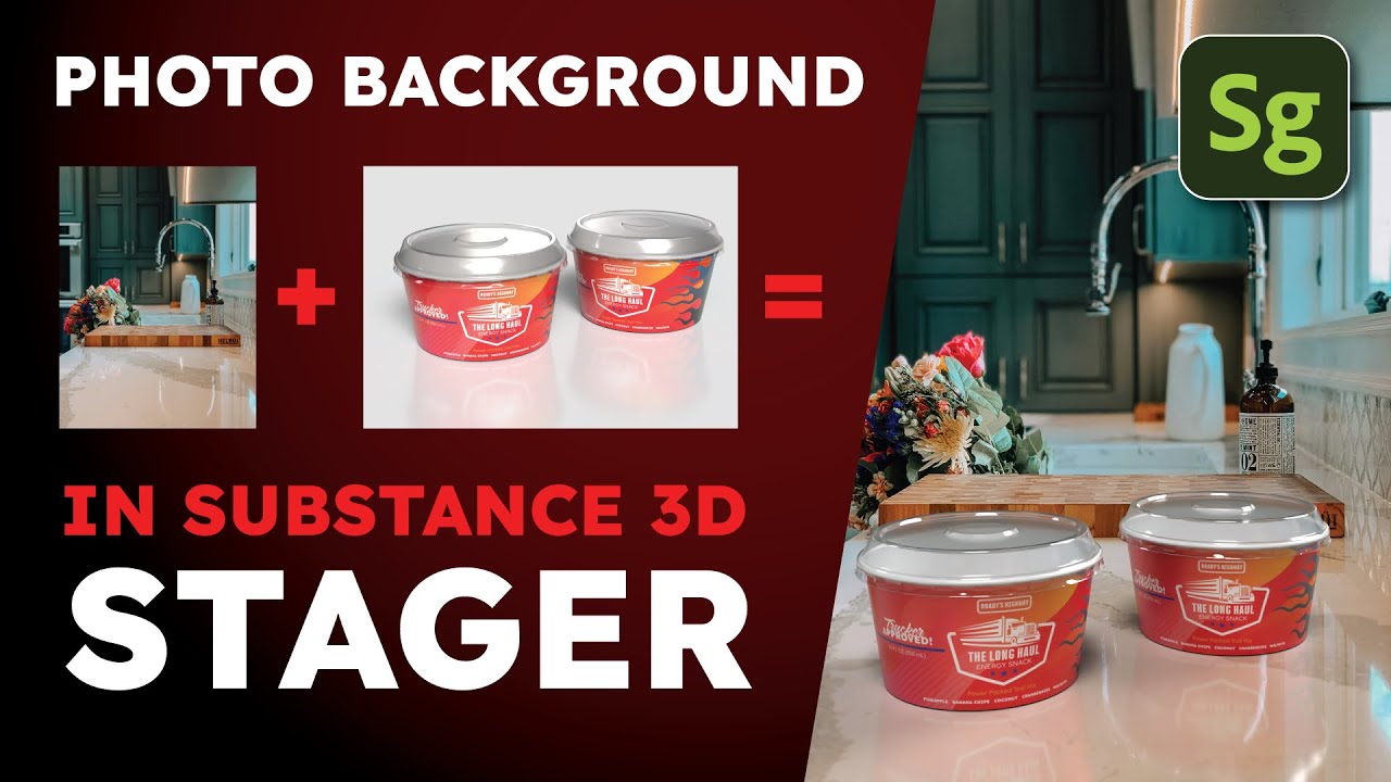 Add a photo background to Adobe Substance 3D Stager