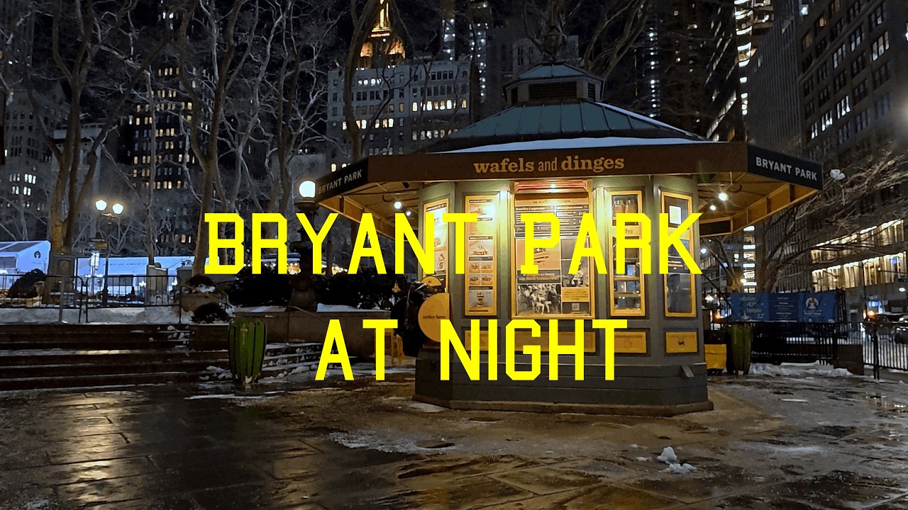 Bryant Park at Night