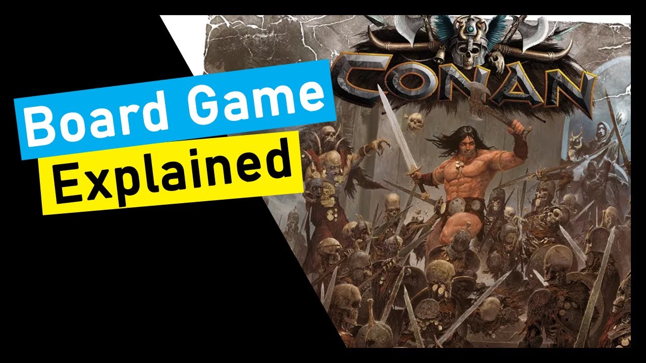 Conan + Red Nails Expansion and Versus Mode Board Game Explained
