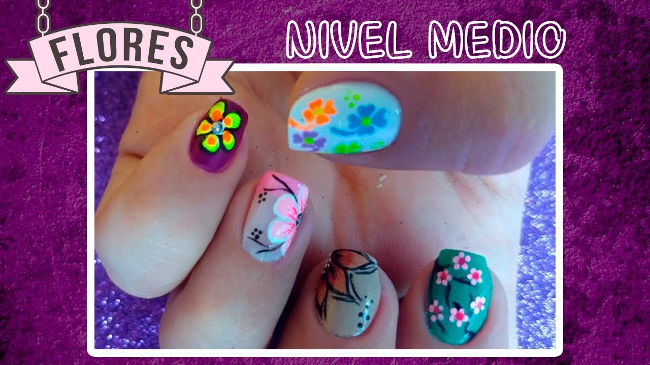 Decoraciones Uñas Flores - UÑAS PARA TODAS