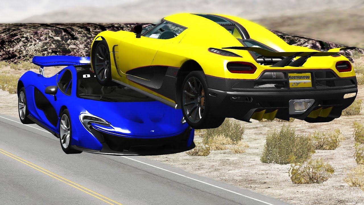 Car Near Miss Compilation #2 - BEAMNG DRIVE