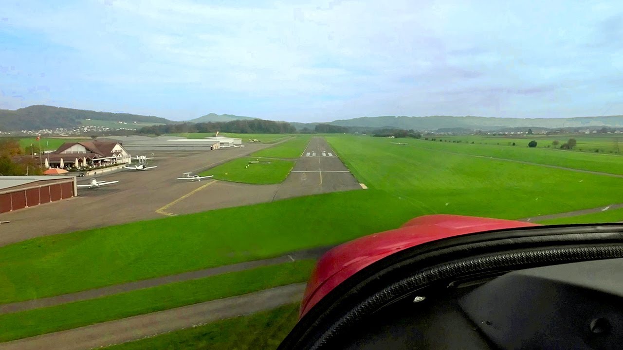 Birrfeld airport landing