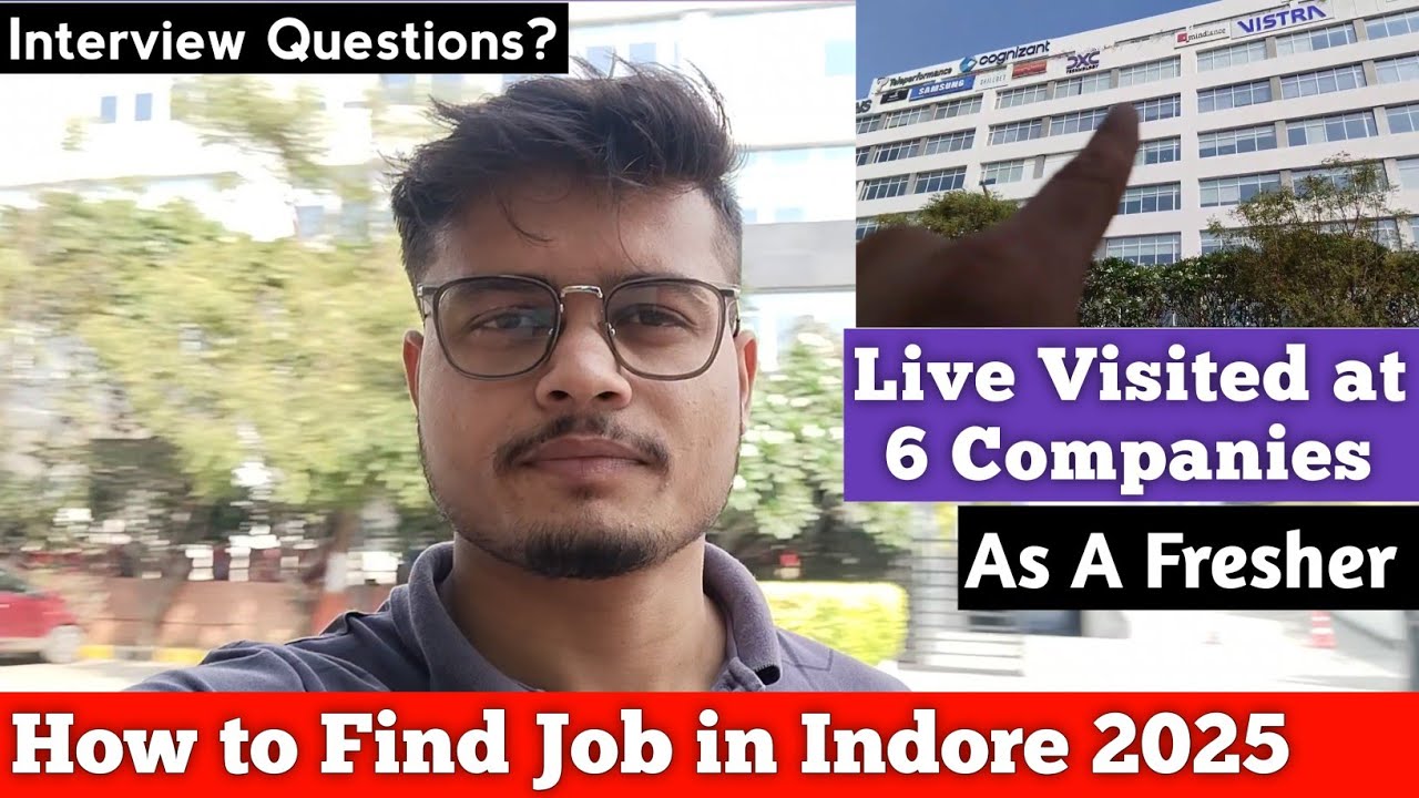 As A Fresher Finding Jobs in Indore | Live Visited 6 Companies | Tp indore hiring update |