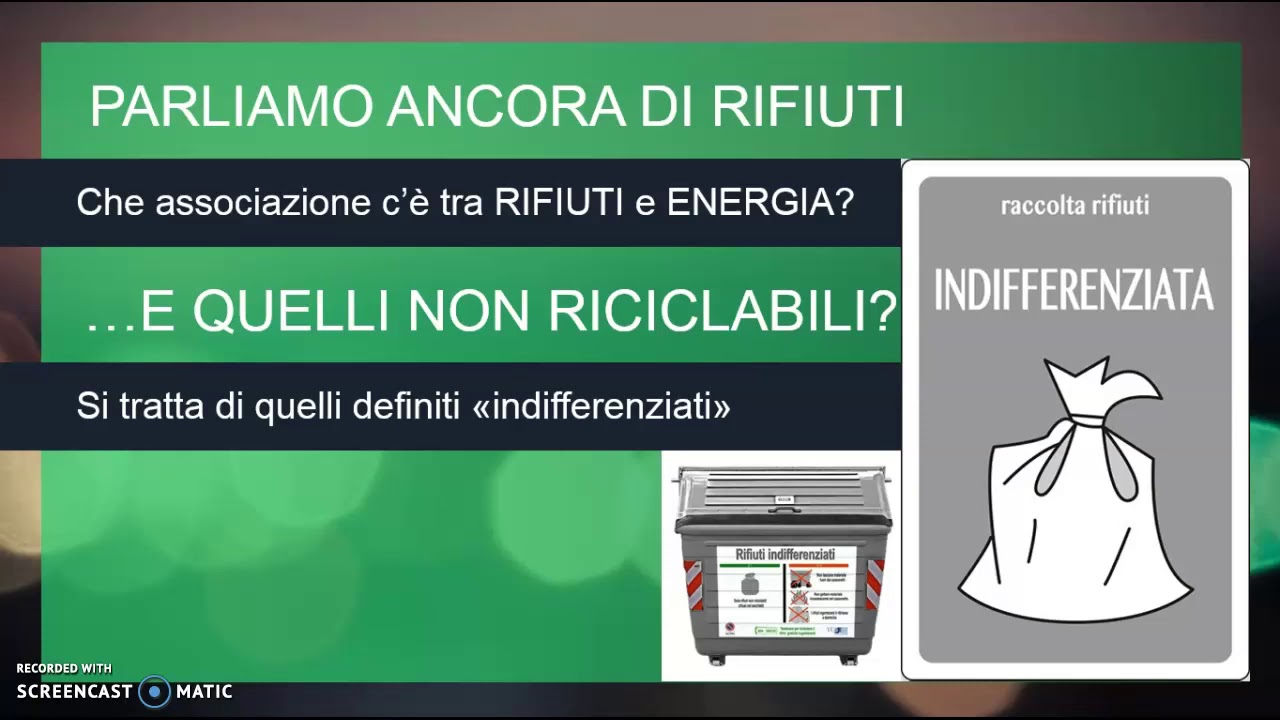 BIOENERGIA (biocombustibili) e ENERGIA DAI RIFIUTI