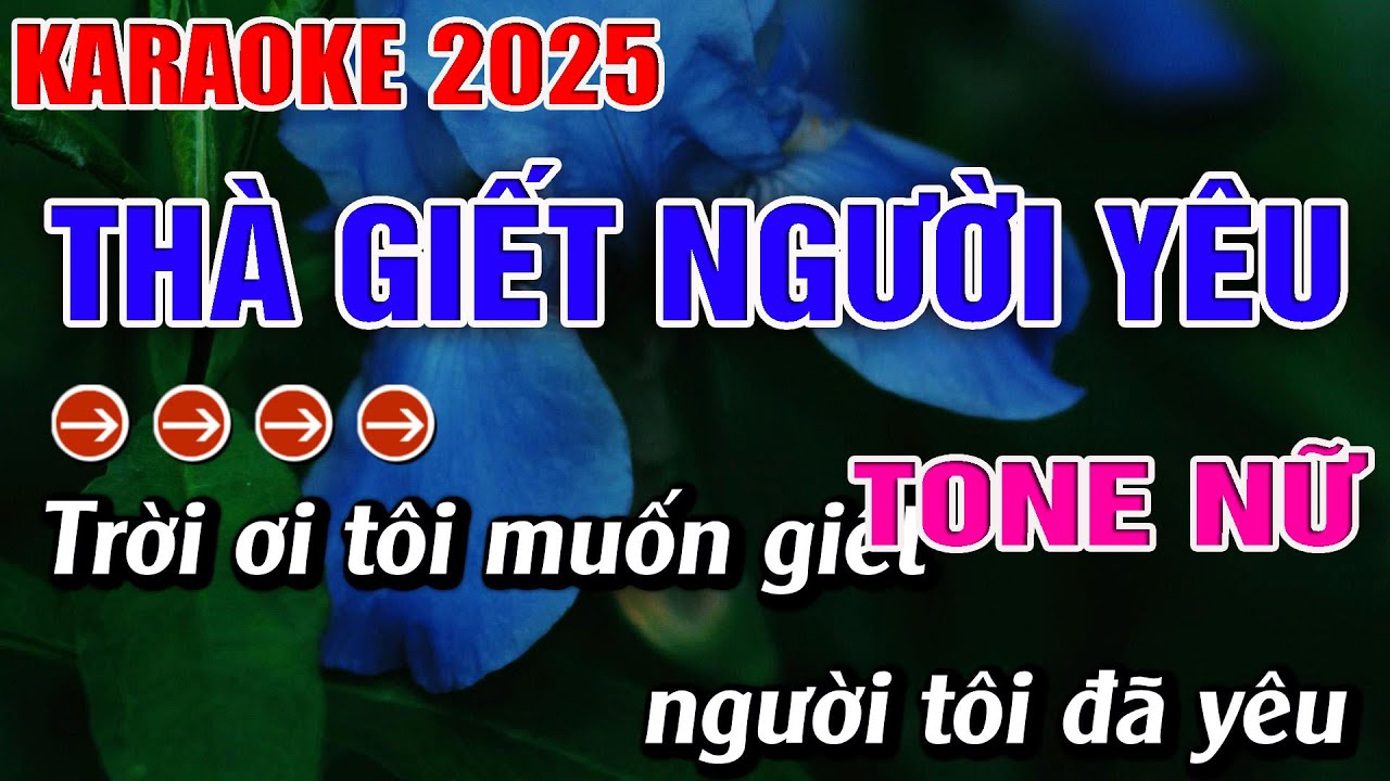 Thà Giết Người Yêu Karaoke Tone Nữ Karaoke Đăng Khôi - Beat Mới