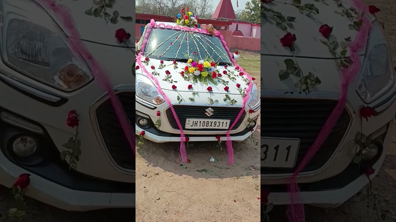 wedding car🚘 car decoration🌹 wedding car decoration🌹 flower decoration🌹 dulha car decoration🌹