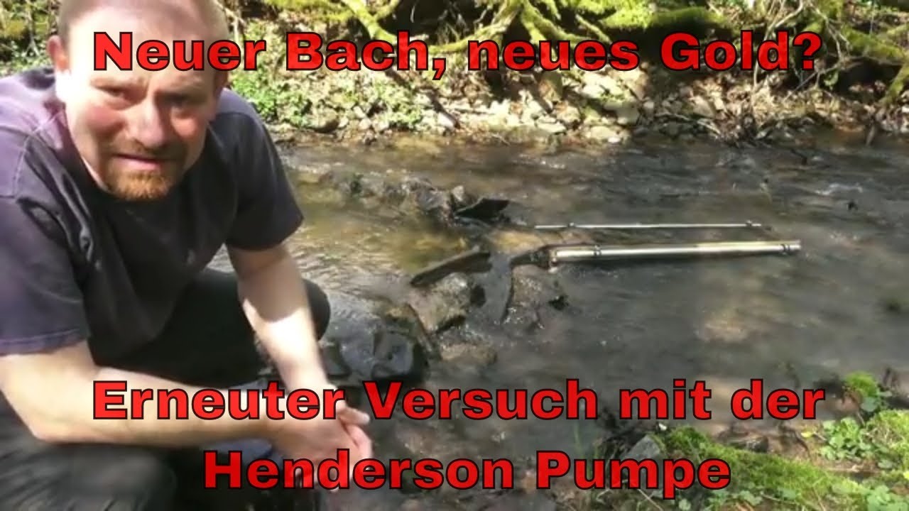 Goldwaschen im Edergebiet (Gold im kleinen Bach)