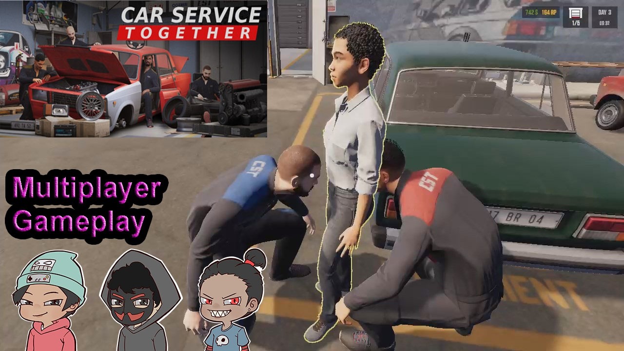 Car Service Together | PC | Multiplayer Gameplay