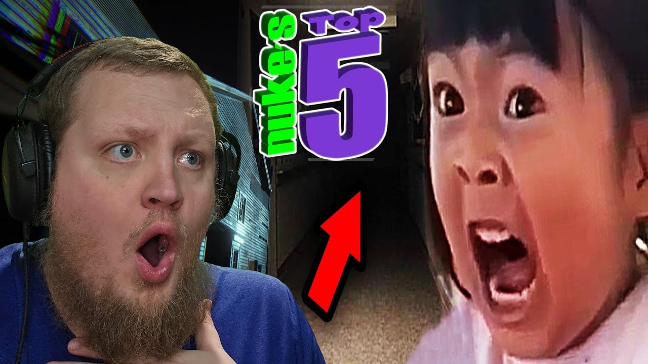 10 SCARY VIDEOS!!! (Nukes Top 5 REACTION)