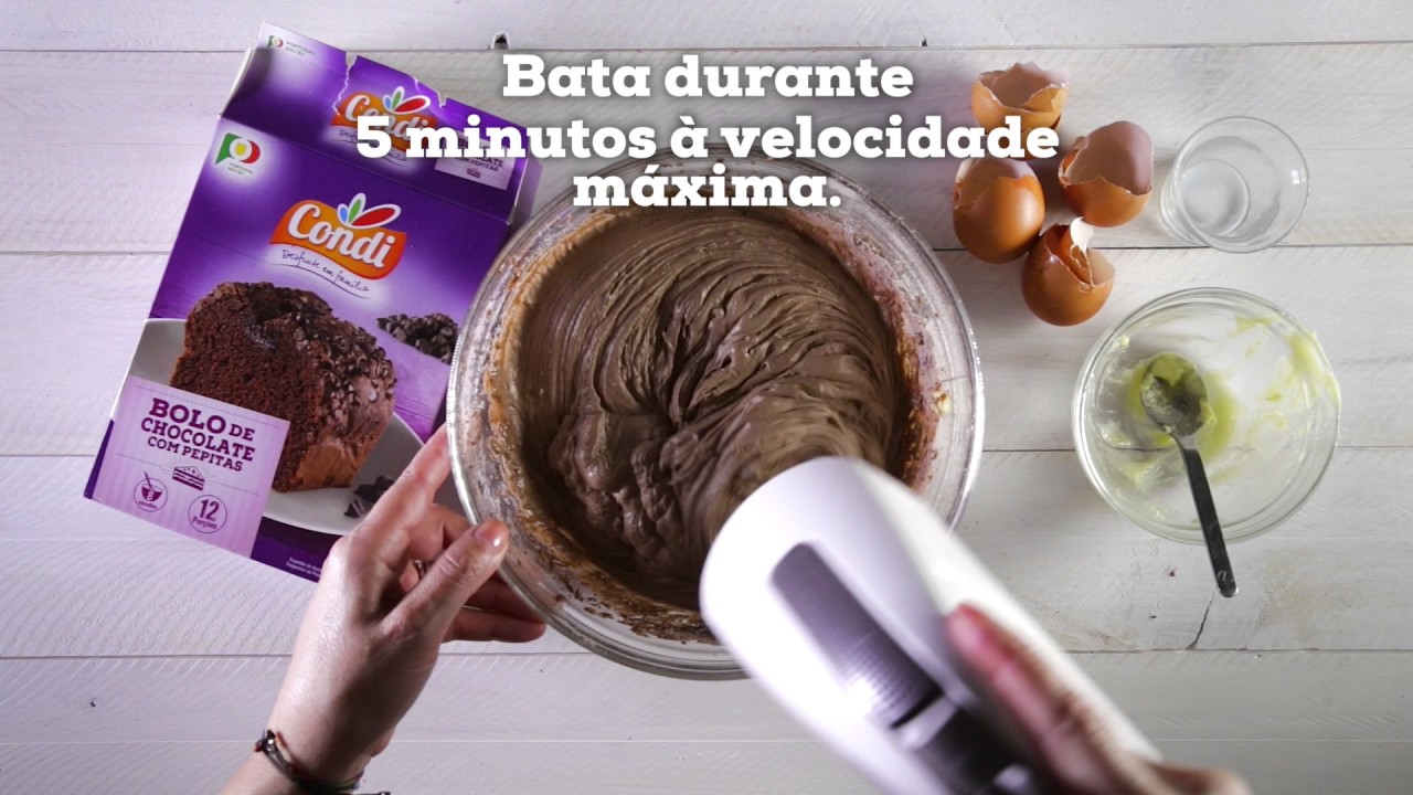 Bolo de Chocolate com Pepitas CONDI