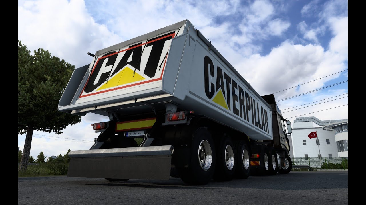 RODONITCHO ETS2 1.45.1.6S 052/08/0231/2022 SKIN SCS DUMPER CATERPILLAR BY RODONITCHO MODS 1.0 1.45