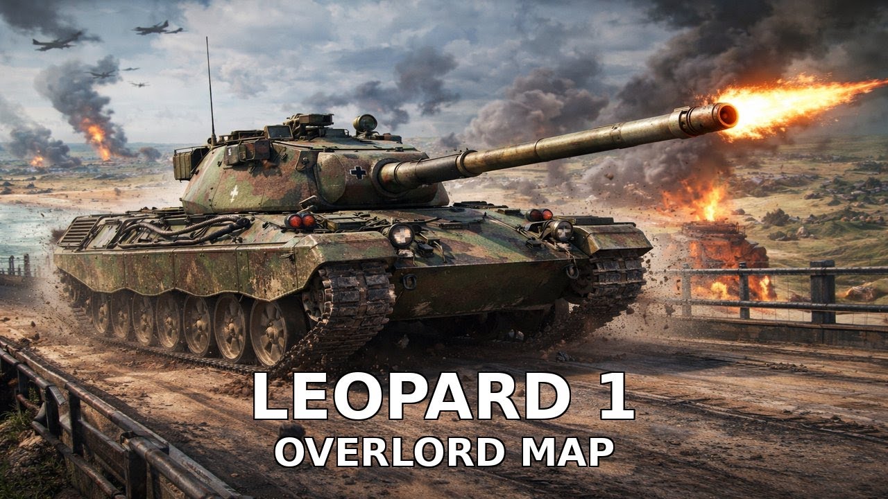 Smart Positioning & Fast Rotates | Leopard 1 Gameplay | World Of Tanks