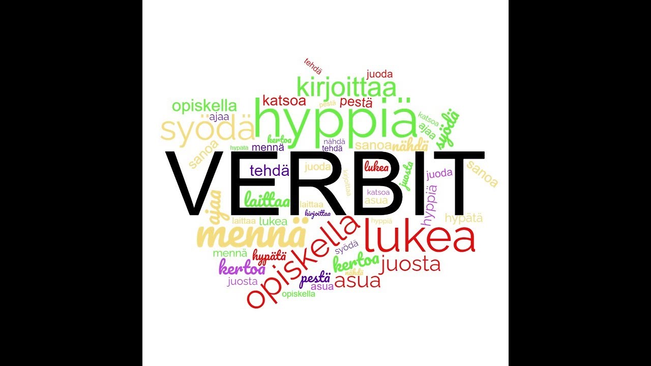 PREESENS - Verbien taivutus - Luyện dùng động từ ở thì hiện tại - Conjugation of Finnish verbs