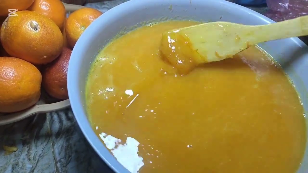 طريقة  تحضير مراكز البرتقال سهلة🌺💜🌺💜