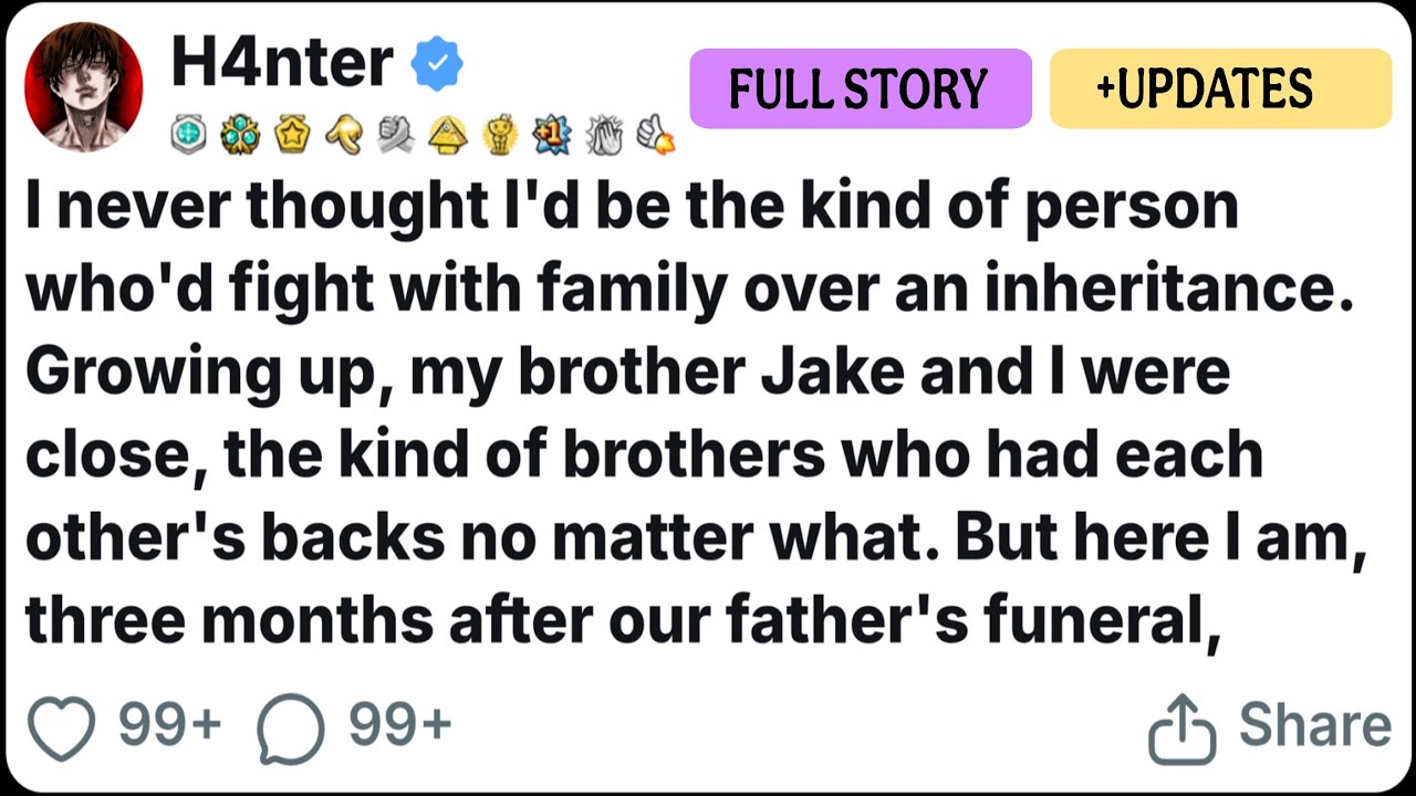 I never thought I'd be the kind of person who'd fight with family over an inheritance.