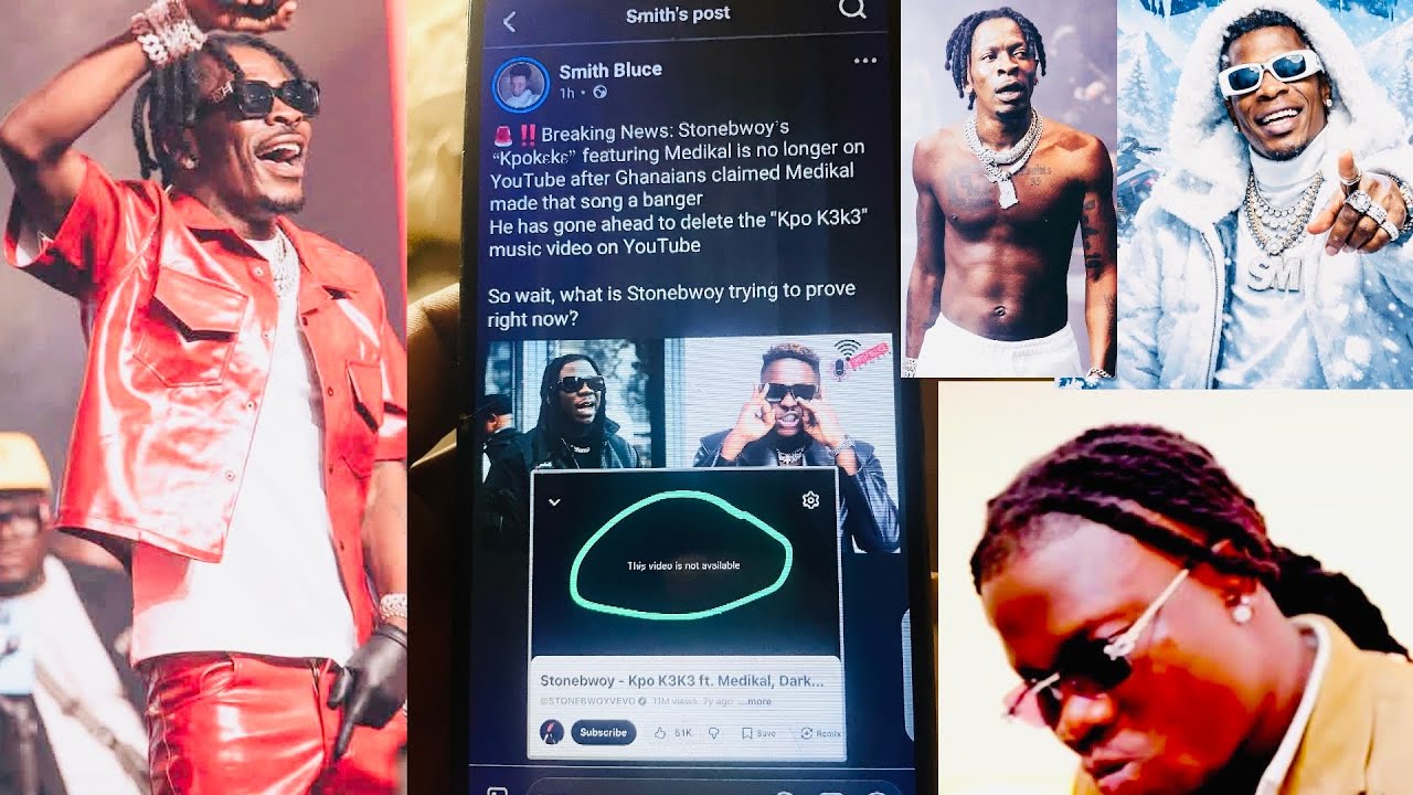 YouTube удалил песню Stonebwoy, которая пользовалась наибольшей популярностью у стриминговых серв...