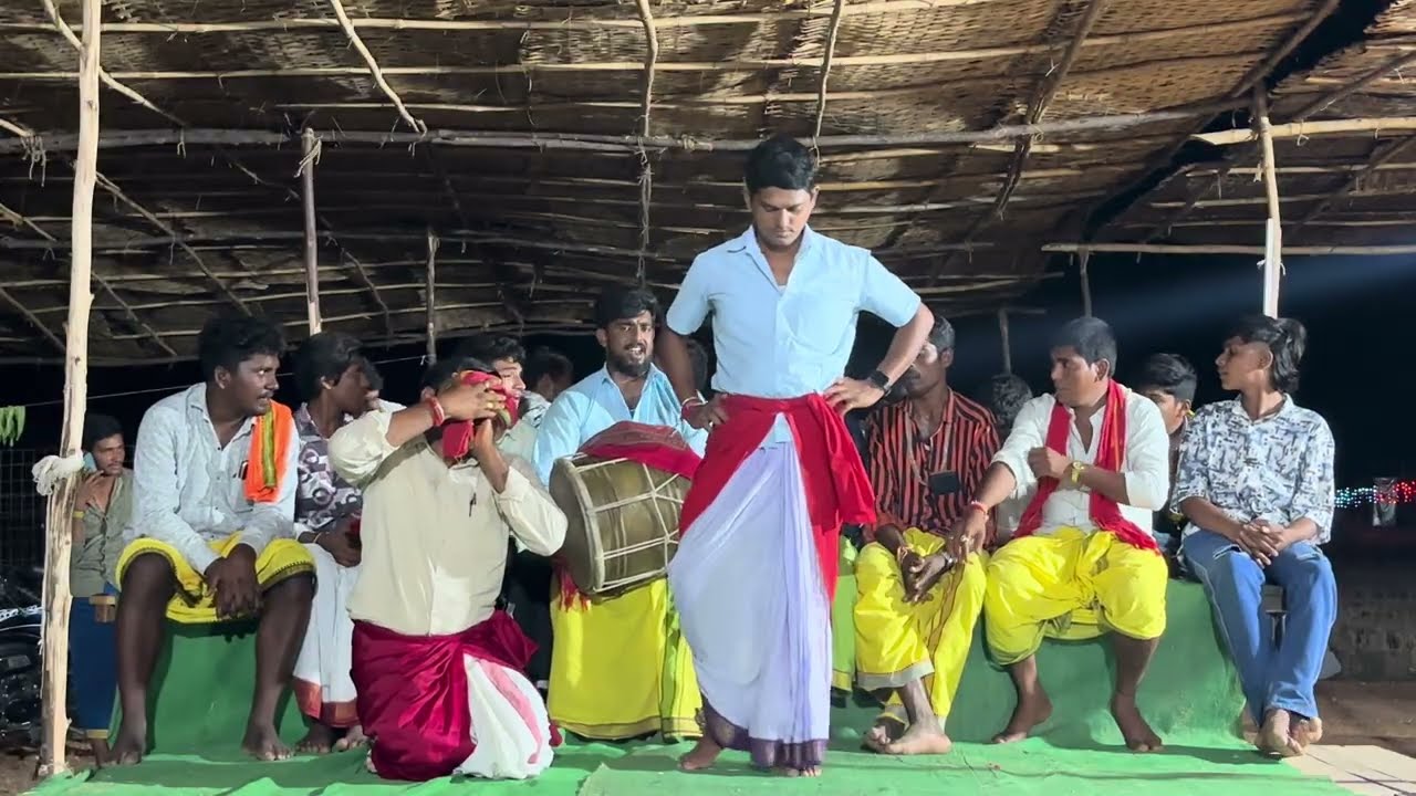 💥PUJARI KATHA BANDARI SRISHAILAM💥#beerappa #oggukathalu #trending #funny #dance#viralvideo #viral