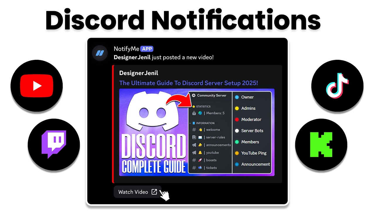 Setup Social Media Notifications on Discord! (FREE)