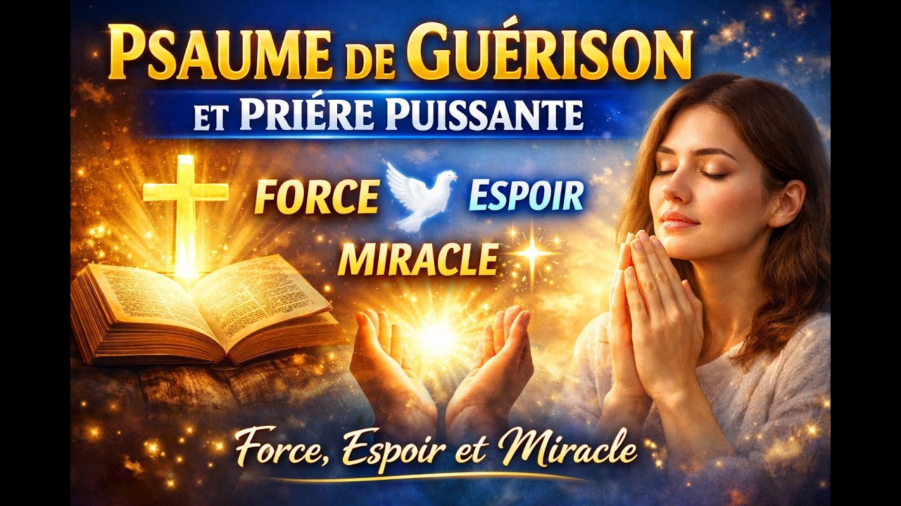 PSAUME DE GUÉRISON ET PRIÈRE PUISSANTE – Force, Espoir et Miracle
