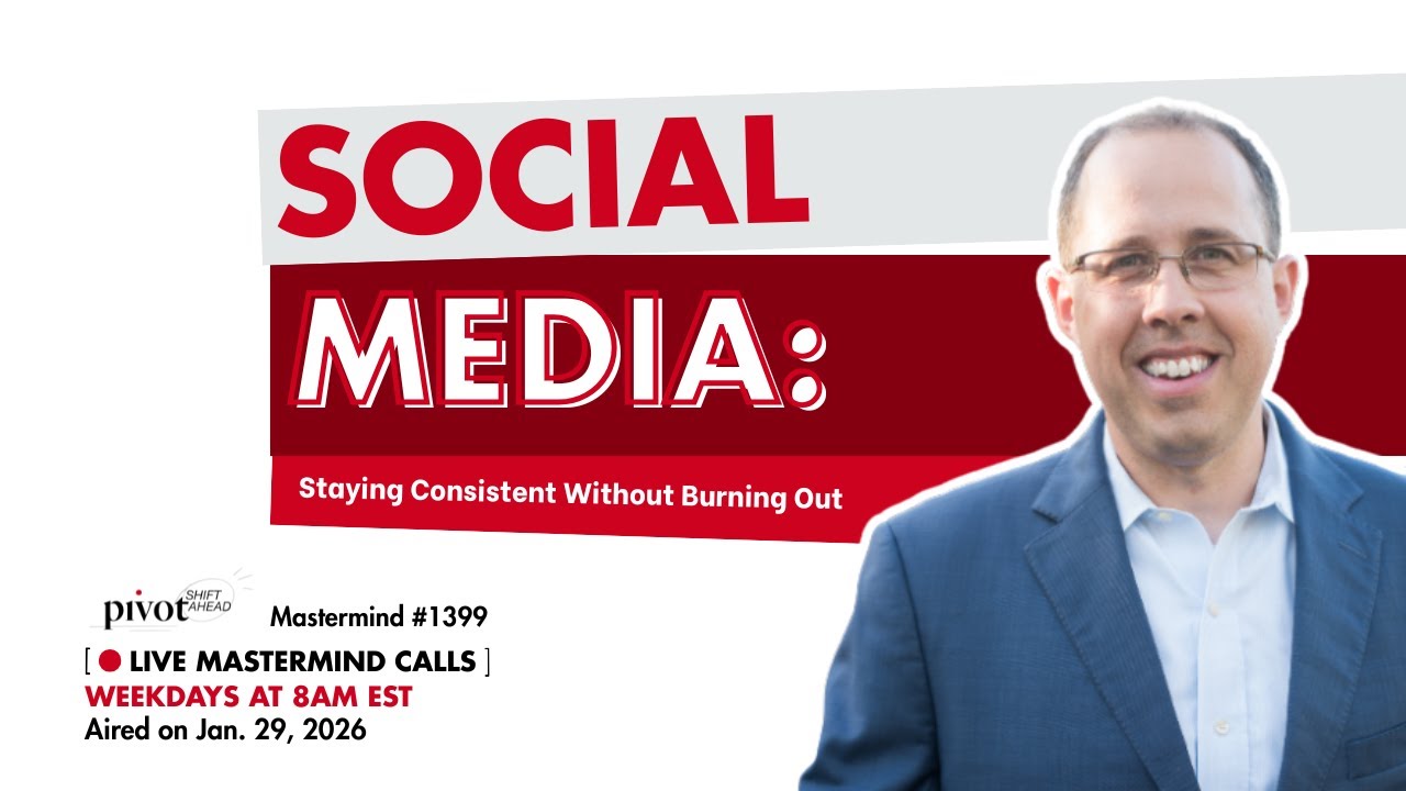 Social Media: Staying Consistent Without Burnout - Pivot: SHIFT Ahead