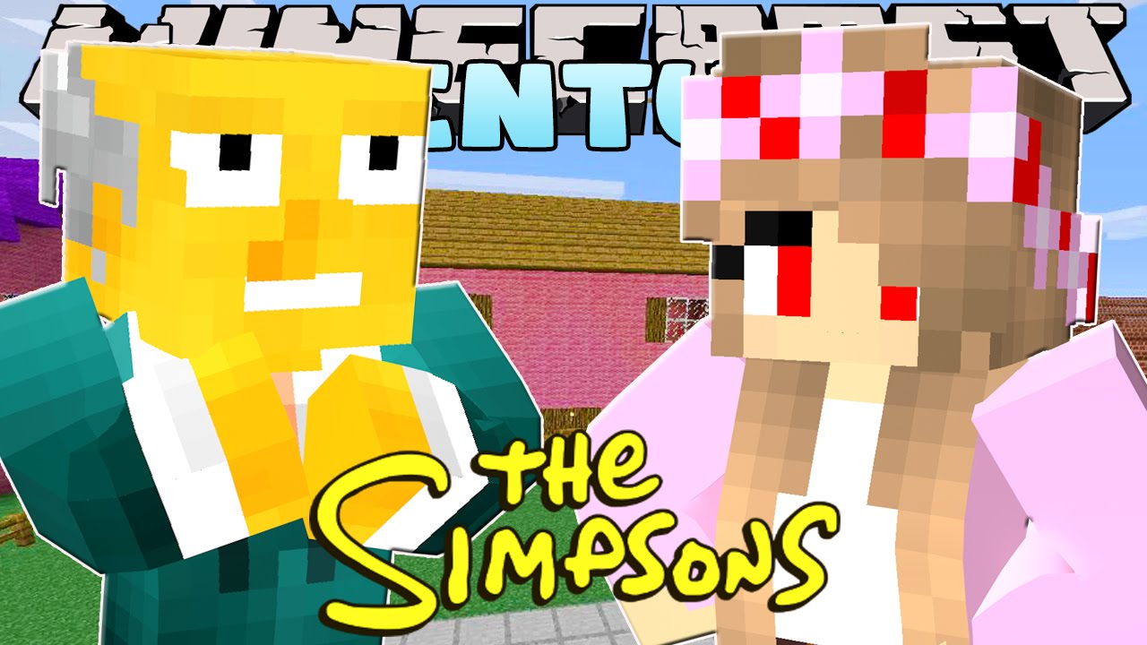 Minecraft-Little Carly-EVIL LITTLE KELLY AND MR BURNS TAKE OVER SPRINGFIELD!