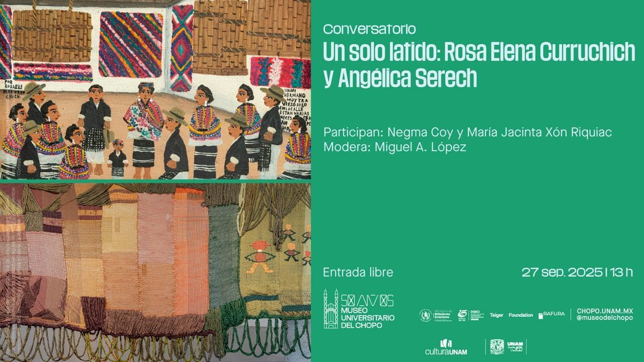 ConversatorioUn solo latido: Rosa Elena Curruchich y Angelica Serech