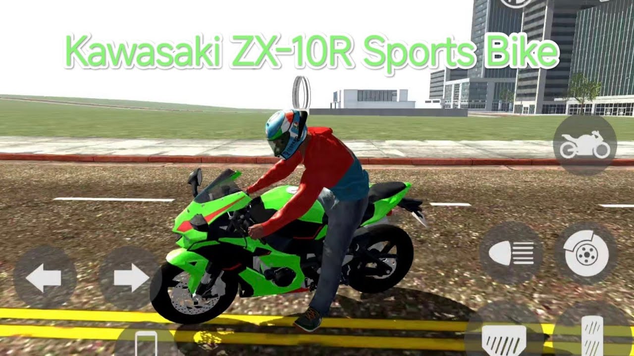 Indian Bike Game - Kawasaki ZX - 10R Sports Bike 