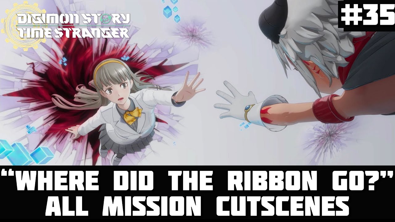 Digimon Story: Time Stranger - "Where Did the Ribbon Go?" All Mission Cutscenes (Mission 35)