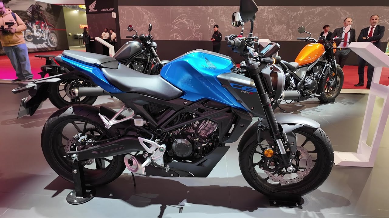 New 2025 HONDA CB125 naked motorcycle