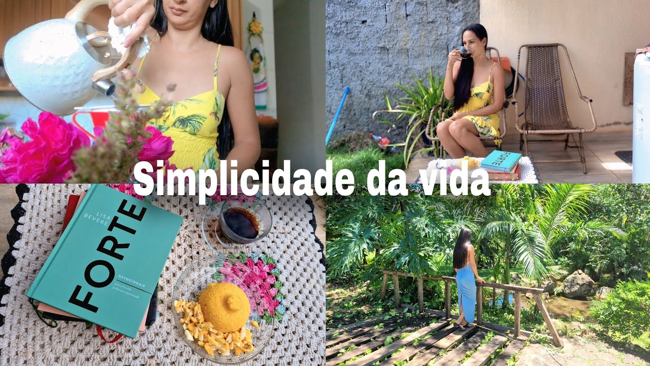 Aprendendo a apreciar a simplicidade da vida: manhã calma de sábado 