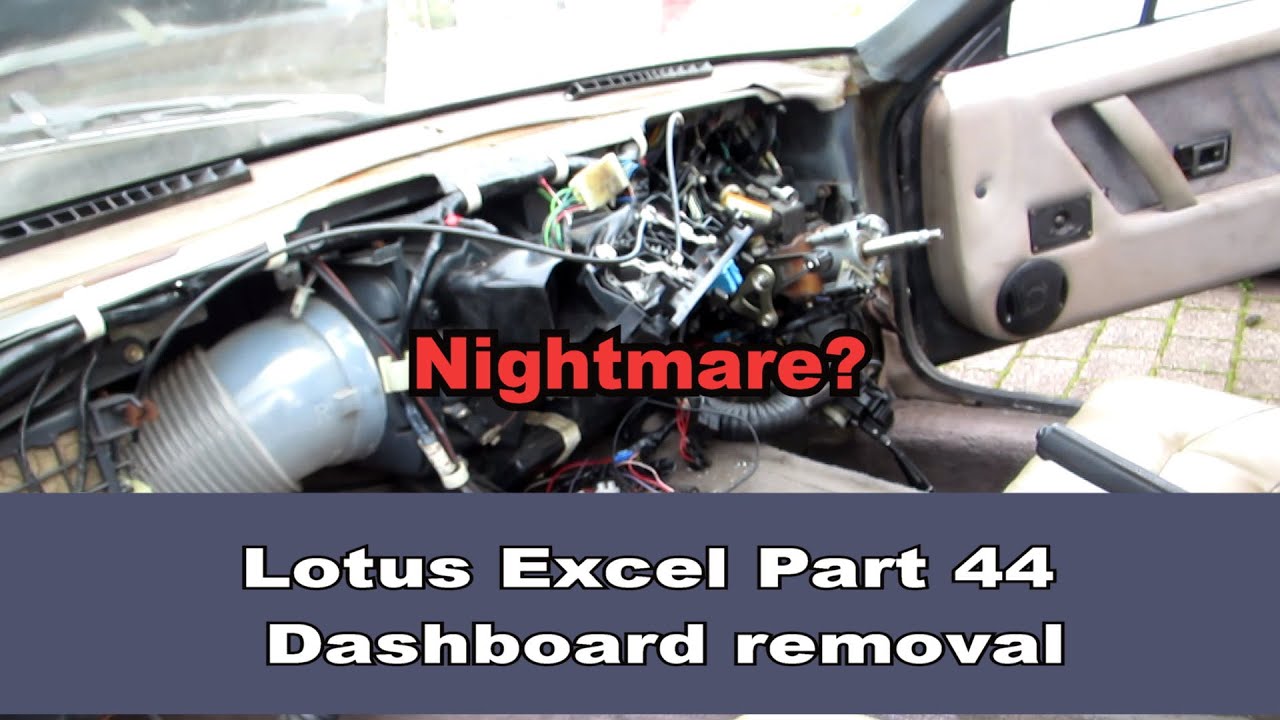 Lotus Excel Part 44: Dashboard Removal