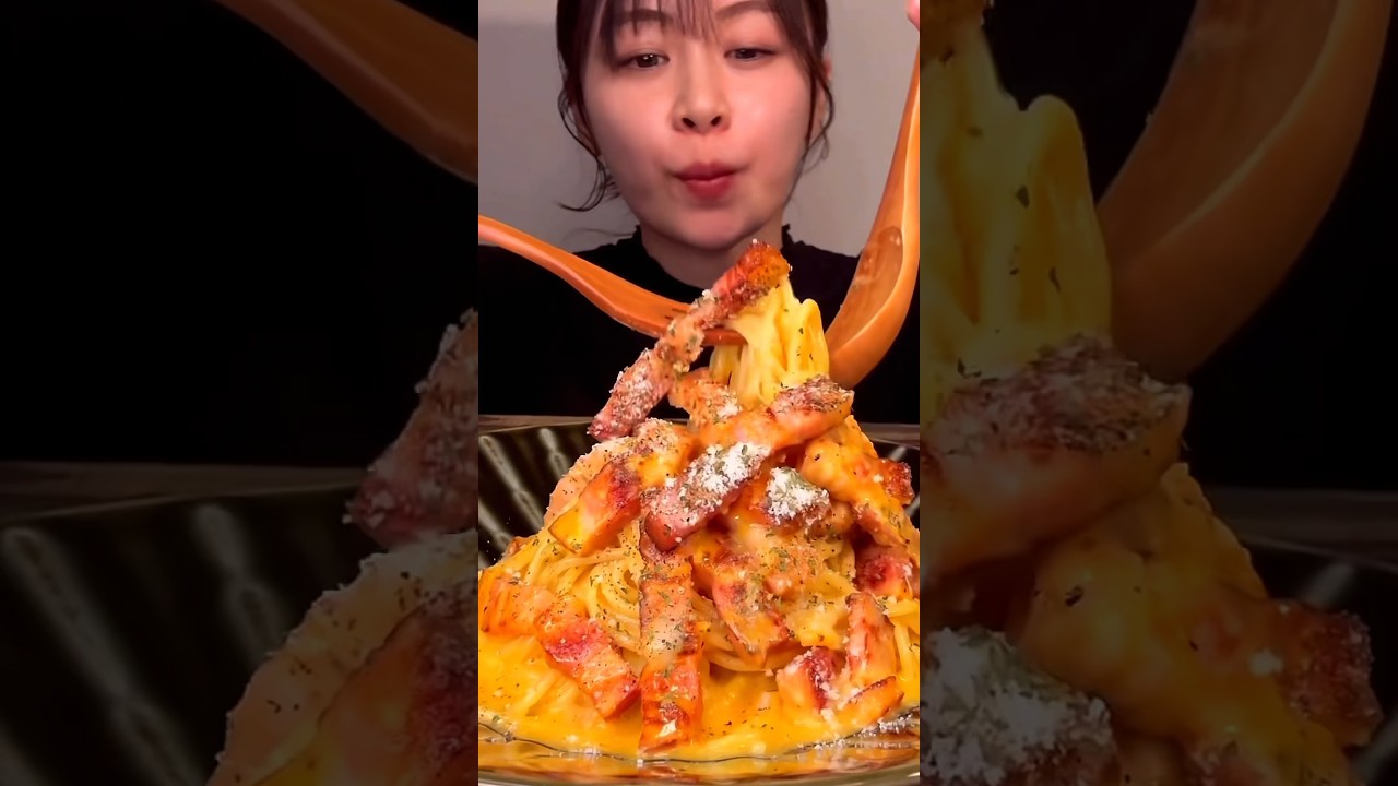 【ASMR】カルボナーラ #asmr #咀嚼音 #カルボナーラ #パスタ #carbonara #카르보나라 #食べる音 #eatingsounds #mukbang #モッパン