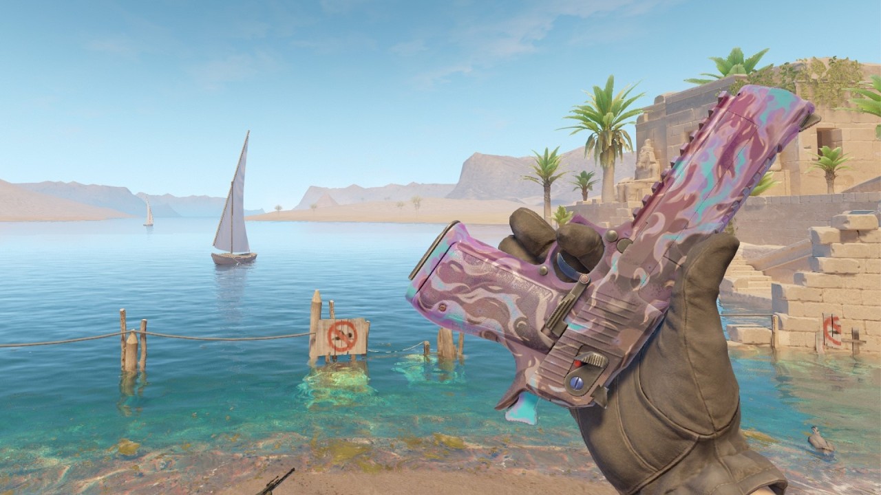 Desert Eagle Firebreathing Showcase in CS2