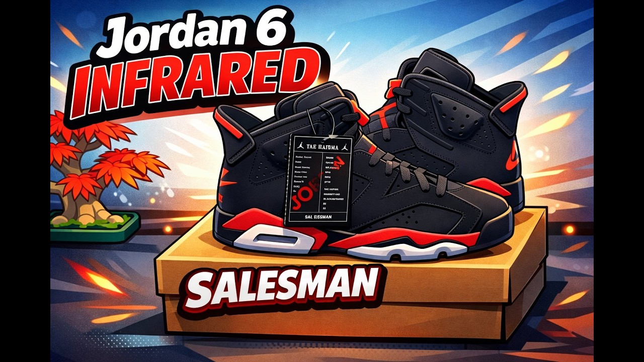 Air Jordan 6 Retro Infrared Salesman Review!