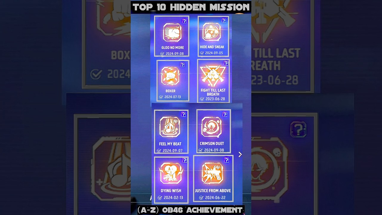All Hidden Achievement mission complete|| Hidden Achievements mission complete in 1 day😱